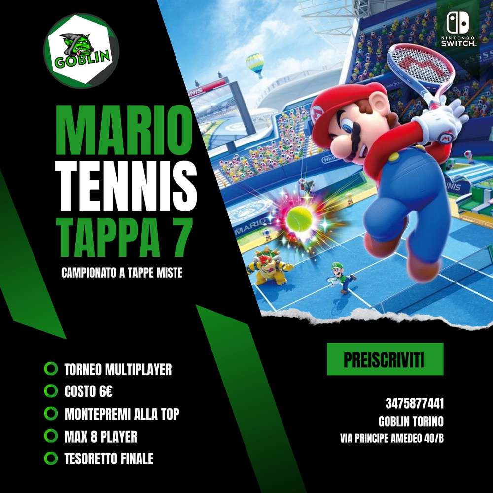 🎾 Mario Tennis Friday Night: La Sfida Suprema! 🎾