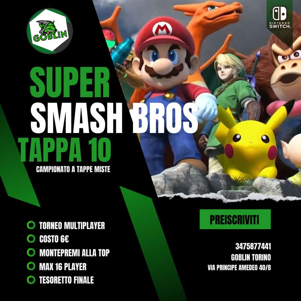 🔥 Super Smash Bros: La Sfida Definitiva! 🔥
