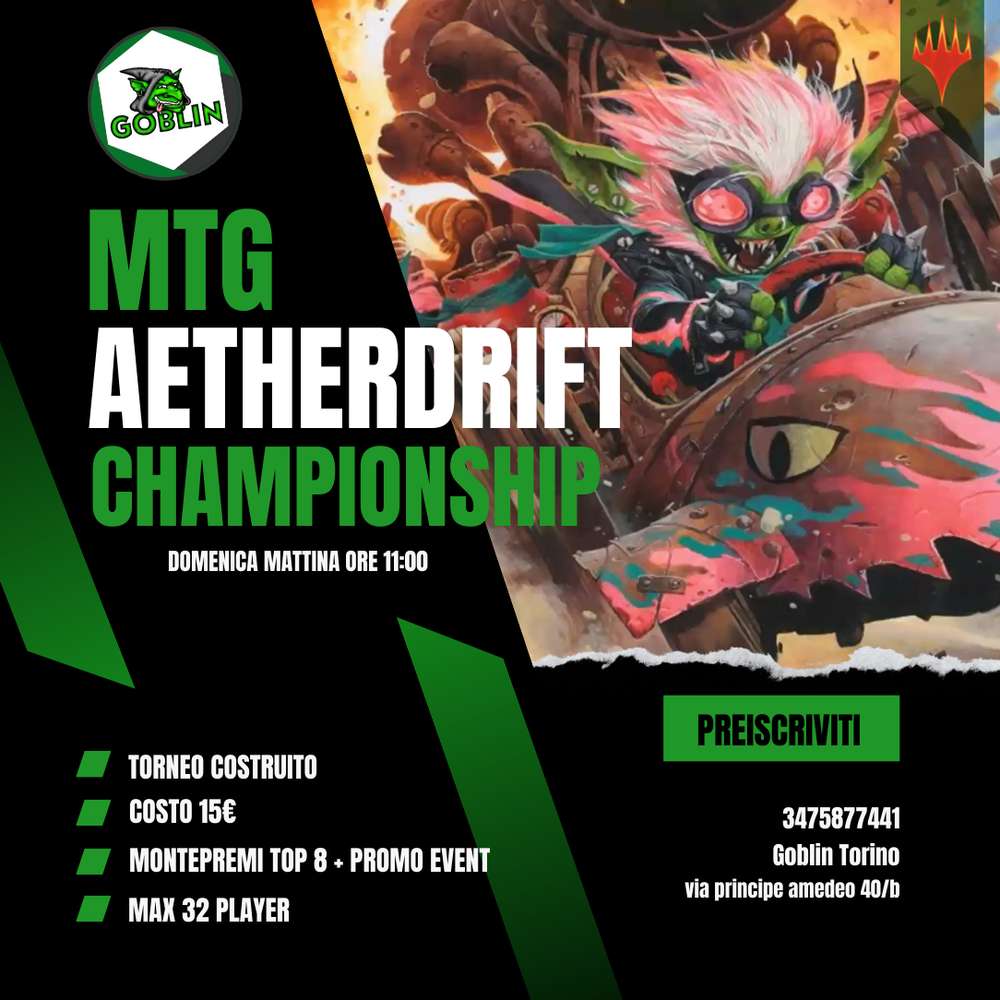 🌟 Aetherdrift Store Championship Goblin Torino 🌟 