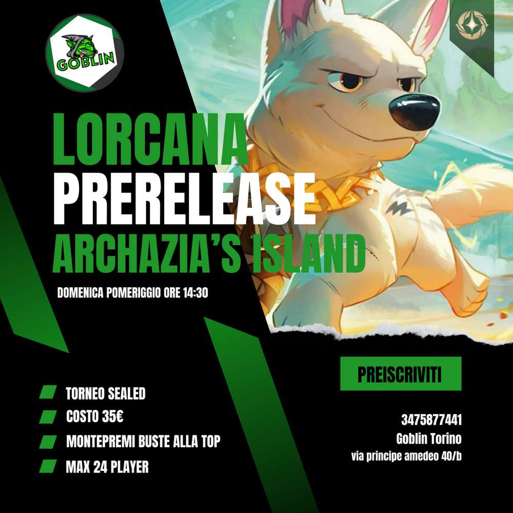 🌟 Prerelease Lorcana - Archazia's Island 🌟